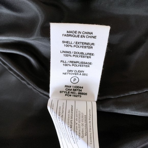 Avec Les Filles Wrap Puffer Jacket Black - Picture 9 of 9